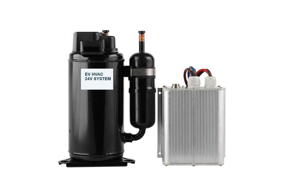 24V Electric Vehicle Air Conditioning Compressor for EV HVAC wholesale sourcing